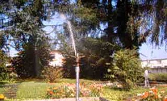 Bewässerung mit Kreis- und Wenderegner
